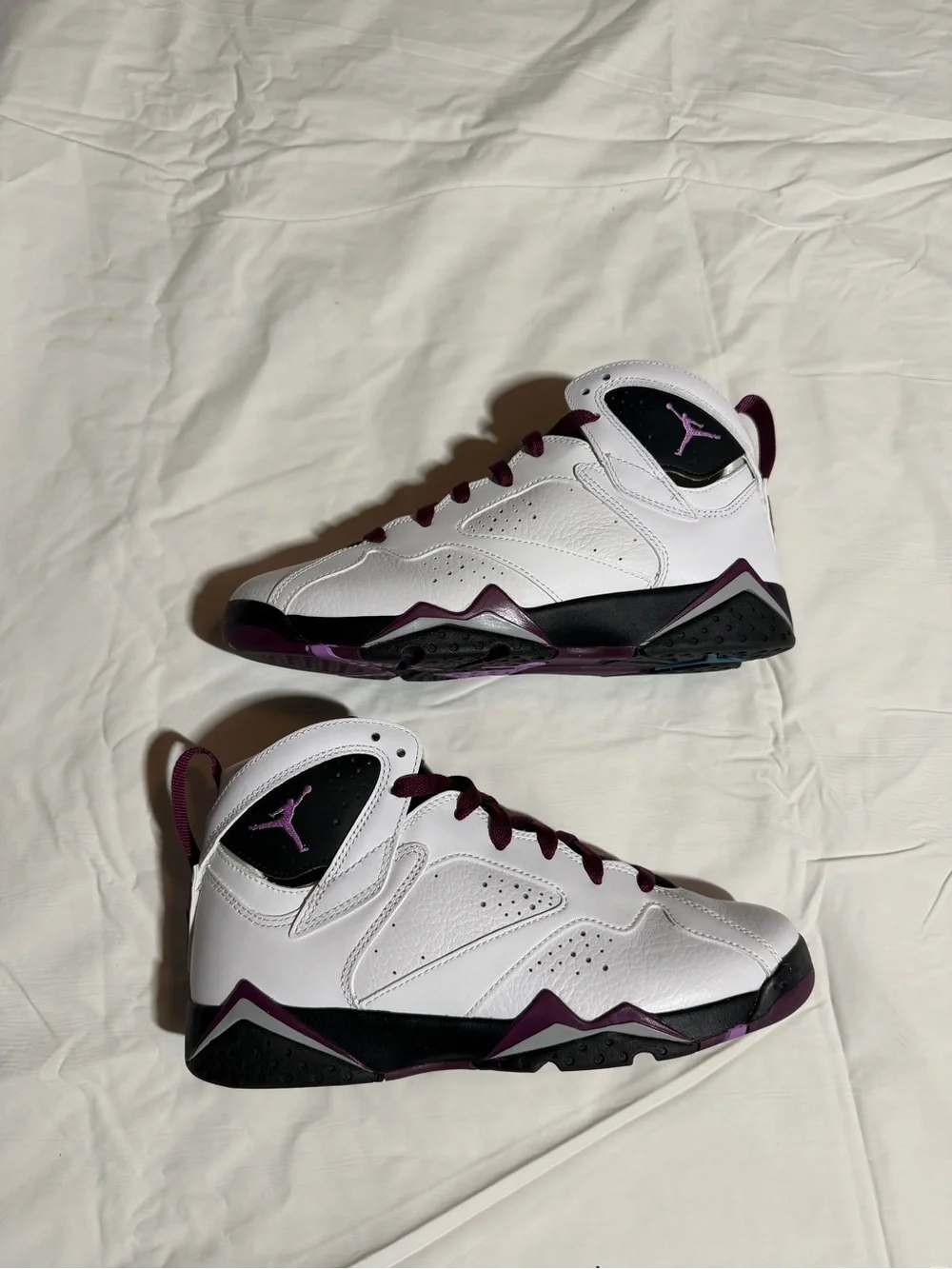 Air Jordan 7 Retro GG size 6.5 White/Fuchsia Glow